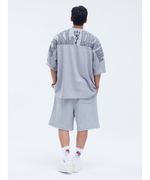 REMOVERSTUDIO（リムーバースタジオ）の「デビルビッグロゴハーフパンツ[グレー]（その他パンツ・メンズ・その他・LARGE/X-LARGE）」の5枚目の写真
