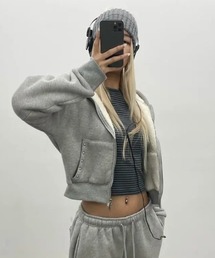 セール】[MADE] エクシブファーフードジップアップ（パーカー