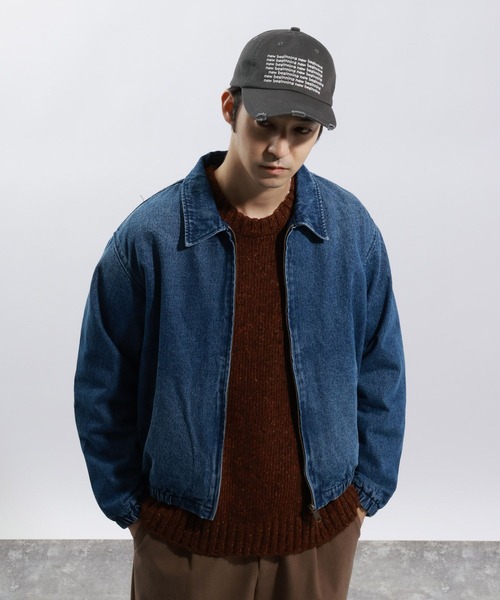 BAYFLOW（ベイフロー）の「ダメージツイルロゴCAP（キャップ・メンズ・ライトブルー/チャコール/オレンジ/ブラウン/ピンク・FREE）」の7枚目の写真