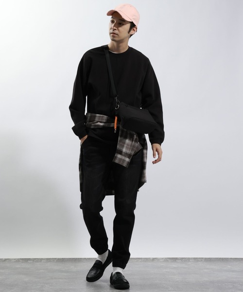 BAYFLOW（ベイフロー）の「ダメージツイルロゴCAP（キャップ・メンズ・ライトブルー/チャコール/オレンジ/ブラウン/ピンク・FREE）」の10枚目の写真