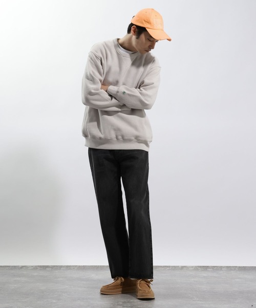 BAYFLOW（ベイフロー）の「ダメージツイルロゴCAP（キャップ・メンズ・ライトブルー/チャコール/オレンジ/ブラウン/ピンク・FREE）」の13枚目の写真