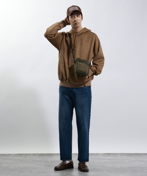 BAYFLOW（ベイフロー）の「ダメージツイルロゴCAP（キャップ・メンズ・ライトブルー/チャコール/オレンジ/ブラウン/ピンク・FREE）」の16枚目の写真