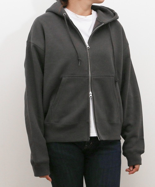 United Athle(ユナイテッドアスレ)の「United Athle ユナイテッドアスレ ボックスシルエットパーカ(パーカー・メンズ・ブラック/スミクロ/ホワイト/ネイビー・L/XL/S/M)」の3枚目の写真