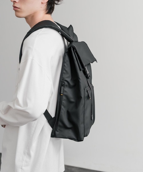 Rocky Monroe(ロッキーモンロー)の「ロールトップアーバンフラップデイパック/バックパック/リュック(バックパック/リュック・メンズ・ライトグレー/ブラック/グレー・FREE)」の11枚目の写真
