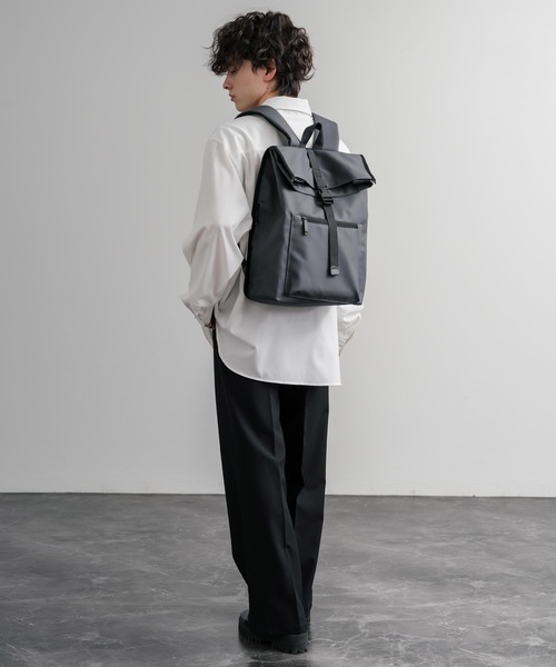 Rocky Monroe(ロッキーモンロー)の「ロールトップアーバンフラップデイパック/バックパック/リュック(バックパック/リュック・メンズ・ライトグレー/ブラック/グレー・FREE)」の21枚目の写真