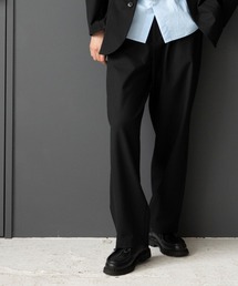 ARCH & LINE（アーチアンドライン）の「《環境配慮素材》B GREEN PANTS オンオフ兼用 セットアップ対応［155-175cm］（スラックス）」