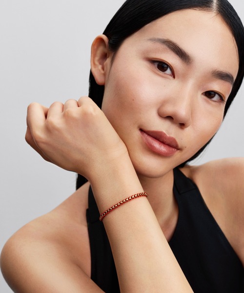 PANDORA（パンドラ）の「レッド コード スネークチェーン ブレスレット（ブレスレット・レディース・イエローゴールド・18cm/17cm/16cm）」の2枚目の写真