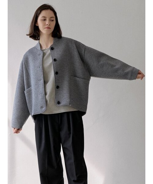 AVANT-G（アバン）の「Neoplan Overfit Baseball Jumper - GREY（その他アウター・レディース・その他・FREE）」の4枚目の写真