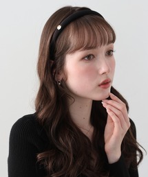 BLUEEAST | メタルモチーフサテンカチューシャ(カチューシャ)