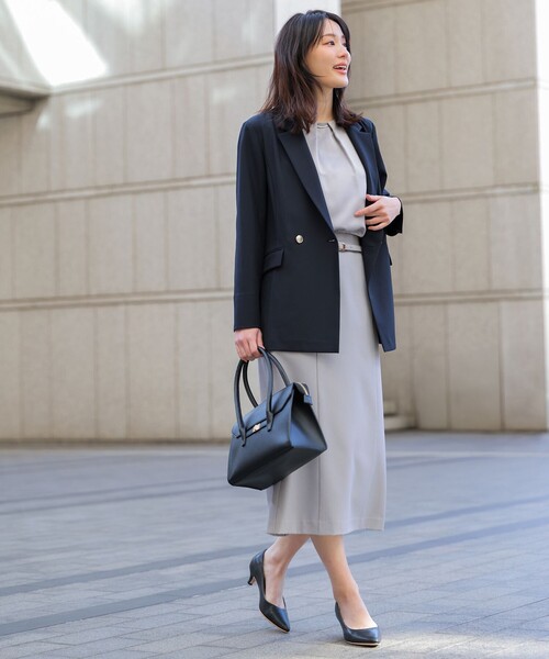 ANY SIS（エニィスィス）の「ダブルハンドルトート バッグ（トートバッグ・レディース・ベージュ系/ブラック系・F）」の3枚目の写真