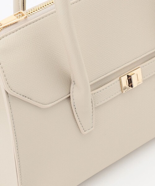 ANY SIS（エニィスィス）の「ダブルハンドルトート バッグ（トートバッグ・レディース・ベージュ系/ブラック系・F）」の10枚目の写真