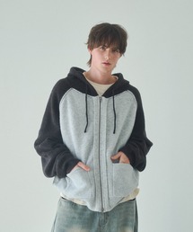 Elanque | knit zipup hoodie /ニットジップアップフーディー(パーカー)