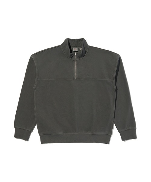 Levi's（リーバイス）の「Levi's/リーバイス MARINA クォータージップ スウェットシャツ（スウェット・メンズ・ブラック・XL/L/M/S）」の2枚目の写真