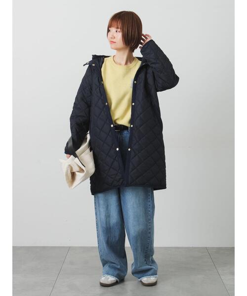 Lugnoncure（ルノンキュール）の「ロゴアソートジャカードニット（ニット/セーター・レディース・イエロー/ネイビー/グレー/オフホワイト・F）」の14枚目の写真