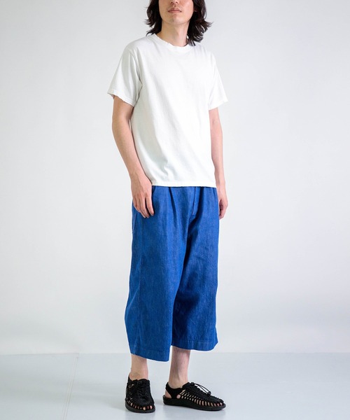 DOMINGO SELECT（ドミンゴセレクト）の「[moojimooji]  オーバーダイ クラシックサイズTシャツ（Tシャツ/カットソー・メンズ・ネイビー/ベージュ/ブラック/アイボリー・L/M）」の19枚目の写真