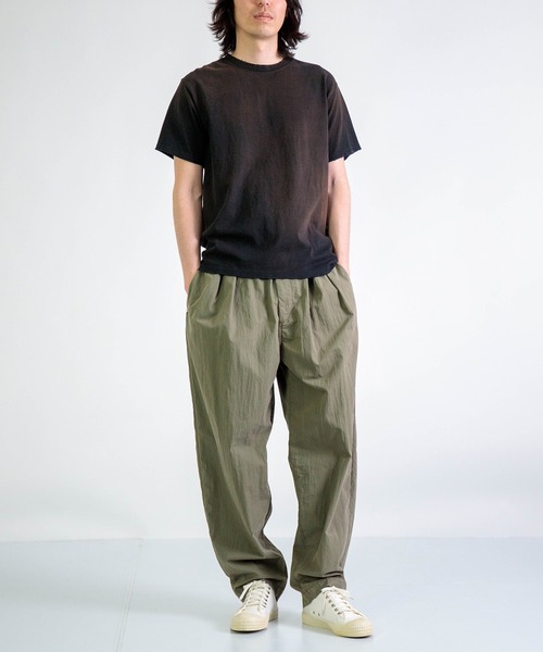 DOMINGO SELECT（ドミンゴセレクト）の「[moojimooji]  オーバーダイ クラシックサイズTシャツ（Tシャツ/カットソー・メンズ・ネイビー/ベージュ/ブラック/アイボリー・L/M）」の14枚目の写真