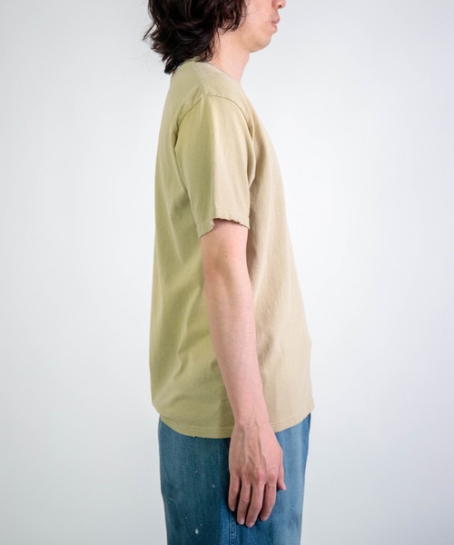 DOMINGO SELECT（ドミンゴセレクト）の「[moojimooji]  オーバーダイ クラシックサイズTシャツ（Tシャツ/カットソー・メンズ・ネイビー/ベージュ/ブラック/アイボリー・L/M）」の21枚目の写真
