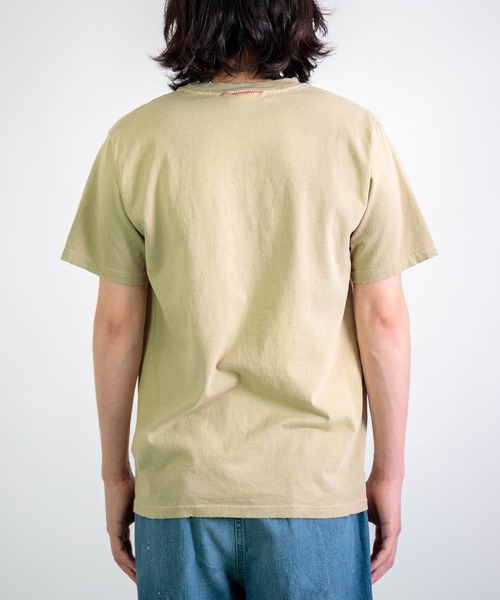 DOMINGO SELECT（ドミンゴセレクト）の「[moojimooji]  オーバーダイ クラシックサイズTシャツ（Tシャツ/カットソー・メンズ・ネイビー/ベージュ/ブラック/アイボリー・L/M）」の22枚目の写真