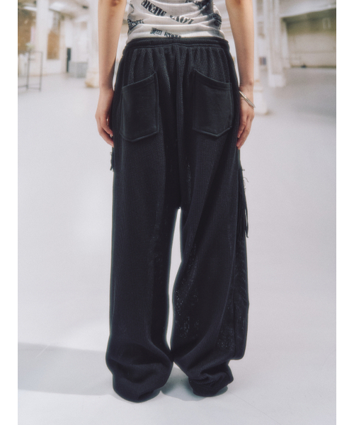 SOMSOC(ソムソック)の「PHAZE PRINGE PANTS_BLACK(その他パンツ・レディース・その他・FREE)」の4枚目の写真