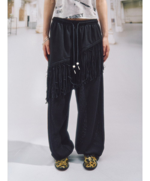 SOMSOC(ソムソック)の「PHAZE PRINGE PANTS_BLACK(その他パンツ・レディース・その他・FREE)」の5枚目の写真