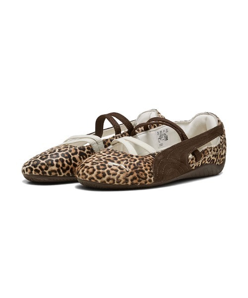 PUMA(プーマ)の「プーマ 【PUMA】- スピードキャット ウィメンズ スニーカー【SPEEDCAT BALLET WILD WNS CHOCO LATE / WARM WHITE 406689-01】(スニーカー・レディース・レオパード・24.5cm/24.0cm/23.5cm/23.0cm/25.0cm/25.5cm/22.5cm)」の1枚目の写真