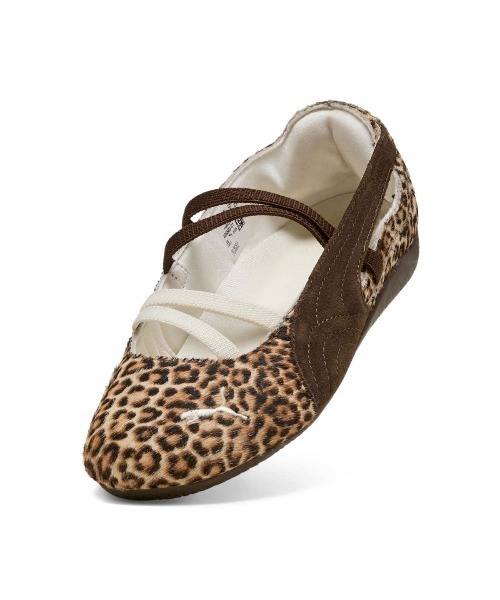 PUMA(プーマ)の「プーマ 【PUMA】- スピードキャット ウィメンズ スニーカー【SPEEDCAT BALLET WILD WNS CHOCO LATE / WARM WHITE 406689-01】(スニーカー・レディース・レオパード・24.5cm/24.0cm/23.5cm/23.0cm/25.0cm/25.5cm/22.5cm)」の2枚目の写真