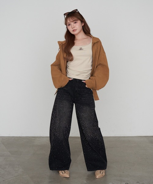 RAY CASSIN（レイカズン）の「スイングトップ（その他アウター・レディース・ダークブラウン/ベージュ/ベージュ系その他2・FREE）」の8枚目の写真