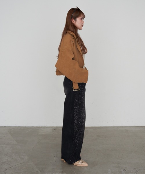 RAY CASSIN（レイカズン）の「スイングトップ（その他アウター・レディース・ダークブラウン/ベージュ/ベージュ系その他2・FREE）」の7枚目の写真