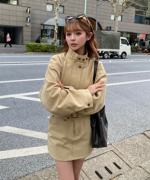 RAY CASSIN（レイカズン）の「スイングトップ（その他アウター・レディース・ダークブラウン/ベージュ/ベージュ系その他2・FREE）」の16枚目の写真