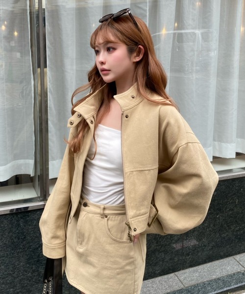 RAY CASSIN（レイカズン）の「スイングトップ（その他アウター・レディース・ダークブラウン/ベージュ/ベージュ系その他2・FREE）」の13枚目の写真