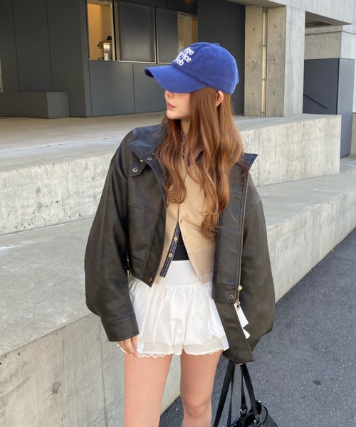 RAY CASSIN（レイカズン）の「スイングトップ（その他アウター・レディース・ダークブラウン/ベージュ/ベージュ系その他2・FREE）」の21枚目の写真