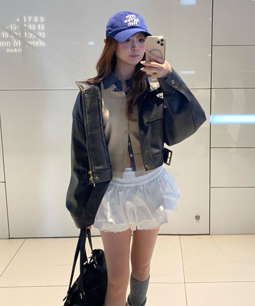 RAY CASSIN（レイカズン）の「スイングトップ（その他アウター・レディース・ダークブラウン/ベージュ/ベージュ系その他2・FREE）」の18枚目の写真