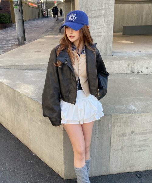 RAY CASSIN（レイカズン）の「スイングトップ（その他アウター・レディース・ダークブラウン/ベージュ/ベージュ系その他2・FREE）」の19枚目の写真