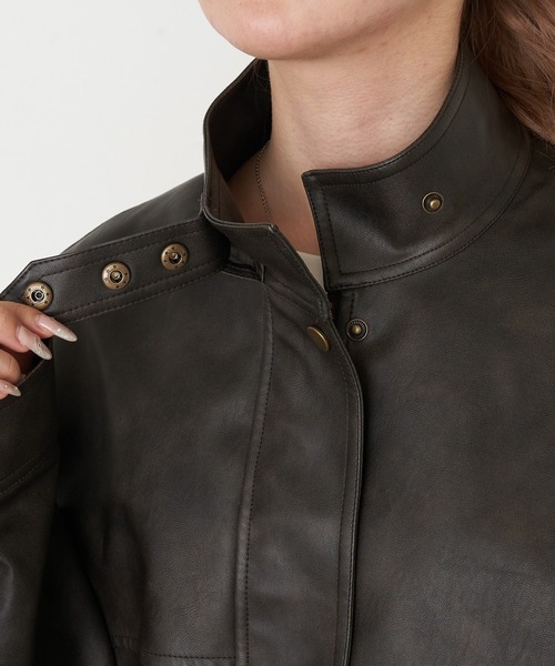 RAY CASSIN（レイカズン）の「スイングトップ（その他アウター・レディース・ベージュ/ダークブラウン/ベージュ系その他2・FREE）」の20枚目の写真