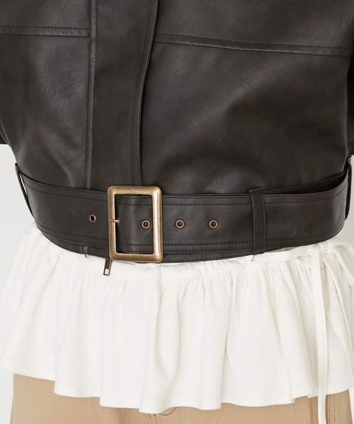 RAY CASSIN（レイカズン）の「スイングトップ（その他アウター・レディース・ベージュ/ダークブラウン/ベージュ系その他2・FREE）」の22枚目の写真