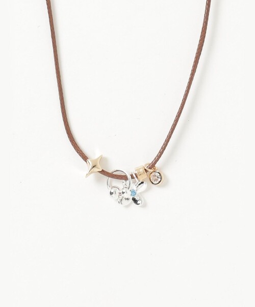 fredy emue（フレディエミュ）の「モチーフトップアジャストコードチョーカー（チョーカー・レディース・ブラック/ブラウン・FREE）」の7枚目の写真