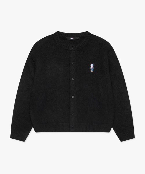 LMCの「EMB BEAR ROUND NECK CARDIGAN black(カーディガン/ボレロ・レディース・その他・S/M/L)」の3枚目の写真