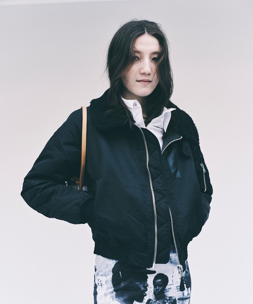 KOWGA(コウガ)の「TYPE-B-15D JACKET(ブルゾン・レディース・ブラック・FREE)」の2枚目の写真
