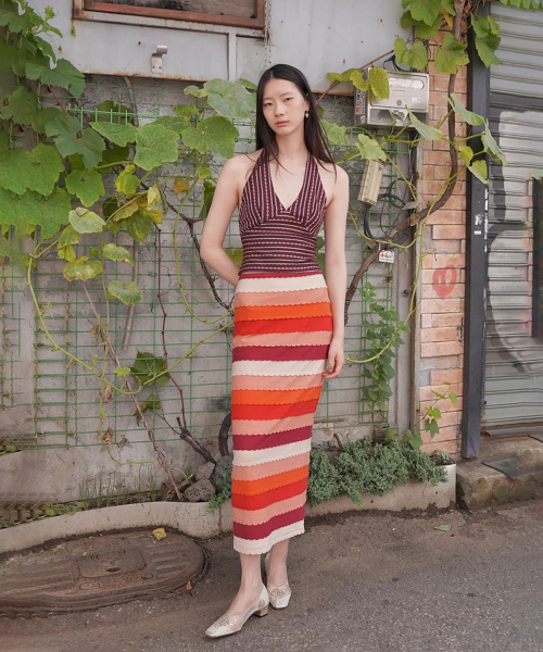 NUUANU(ヌアヌ)の「Serin Long Skirt_Multi(スカート・レディース・その他・3/2/1)」の2枚目の写真