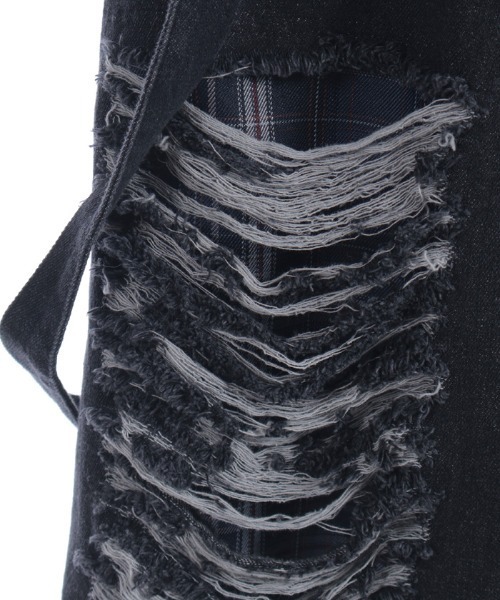 NIBBLE POISON(ニブルポイズン)の「チェックダメージハーフPT(その他パンツ・レディース・ブラック・MEDIUM)」の18枚目の写真