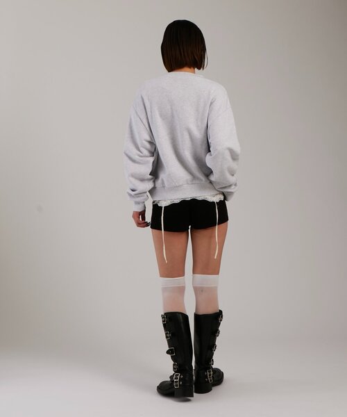 Sourcream（サワークリーム）の「【UNISEX】Sourcream スタッズクルースウェット（スウェット・レディース・ホワイト/ブルー/ネイビー・SMALL/MEDIUM）」の7枚目の写真