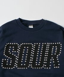 Sourcream（サワークリーム）の「【UNISEX】Sourcream スタッズクルースウェット（スウェット）」