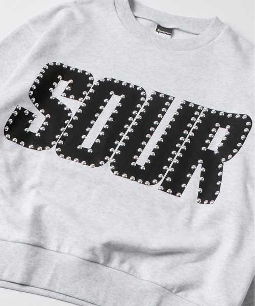 Sourcream（サワークリーム）の「【Sourcream】 SOURスタッズクルースウェット（スウェット・メンズ・ホワイト/ブルー/ネイビー・SMALL/MEDIUM）」の13枚目の写真
