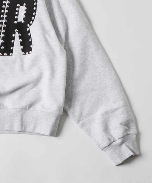 Sourcream（サワークリーム）の「【Sourcream】 SOURスタッズクルースウェット（スウェット・メンズ・ホワイト/ブルー/ネイビー・SMALL/MEDIUM）」の14枚目の写真