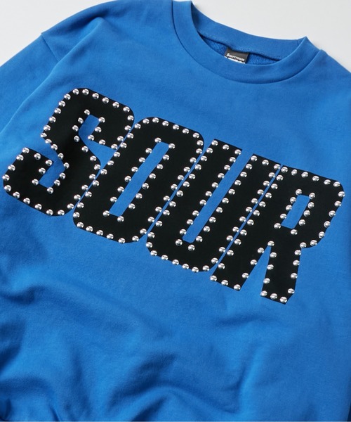 Sourcream（サワークリーム）の「【Sourcream】 SOURスタッズクルースウェット（スウェット・メンズ・ホワイト/ブルー/ネイビー・SMALL/MEDIUM）」の20枚目の写真