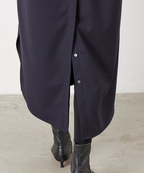 LIVETART（リヴェタート）の「《LIVETART》後ろ比翼ワンピース（ワンピース・レディース・ブラック/ネイビー・FREE）」の16枚目の写真