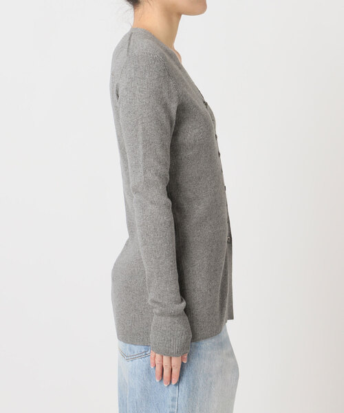 plage（プラージュ）の「《追加》floche rib カーディガン（カーディガン/ボレロ・レディース・チャコールグレー/アイボリー・FREE）」の19枚目の写真