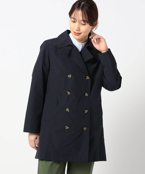 Grand PARK（グランドパーク）の「ミディ丈 ベーシックトレンチコート（トレンチコート・レディース・カーキ/ベージュ/ネイビー・M/L）」の3枚目の写真