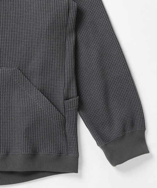 narifuri（ナリフリ）の「マルチワッフルジップパーカー（パーカー・メンズ・ターコイズブルー/ブラック/チャコール/ライトグレー・SMALL/MEDIUM/LARGE/X-LARGE）」の22枚目の写真