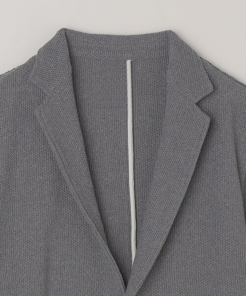 SHIPS any（シップス エニィ）の「SHIPS any:〈洗濯機可能〉TEXBRID(R) リネン混 タックハニカム ニット ジャケット◇（テーラードジャケット・メンズ・ネイビー/チャコールグレー・X-LARGE/LARGE/MEDIUM/SMALL）」の14枚目の写真